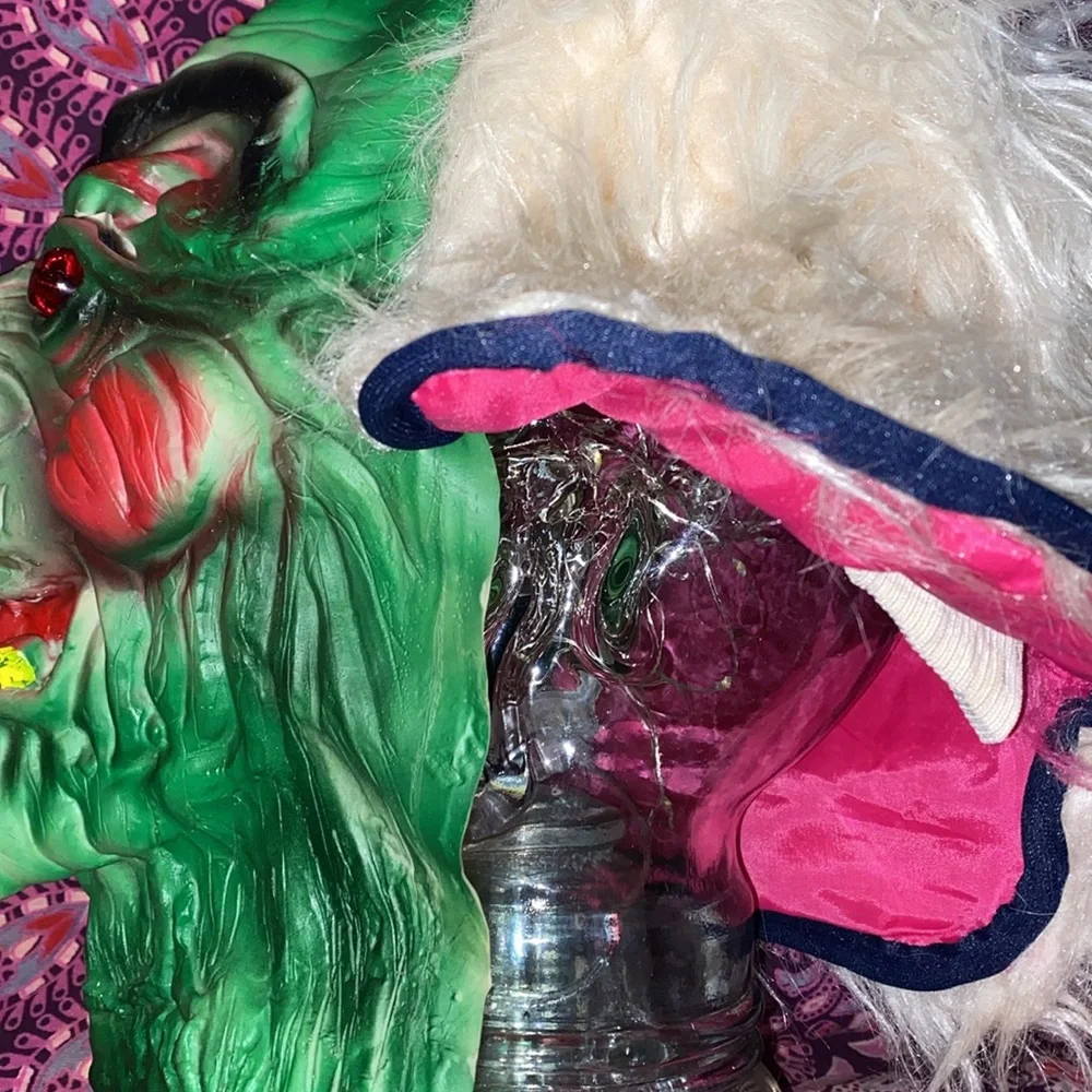 Vintage Fun World Latex Ghoul mask. OS